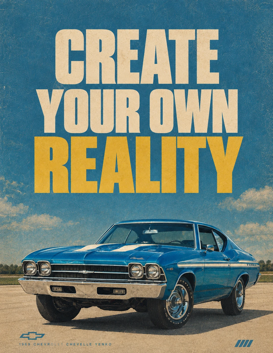 A 1969 Chevrolet Chevelle Yenko poster